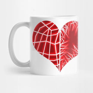 Red Hearts - Cuts & Scratch Mug